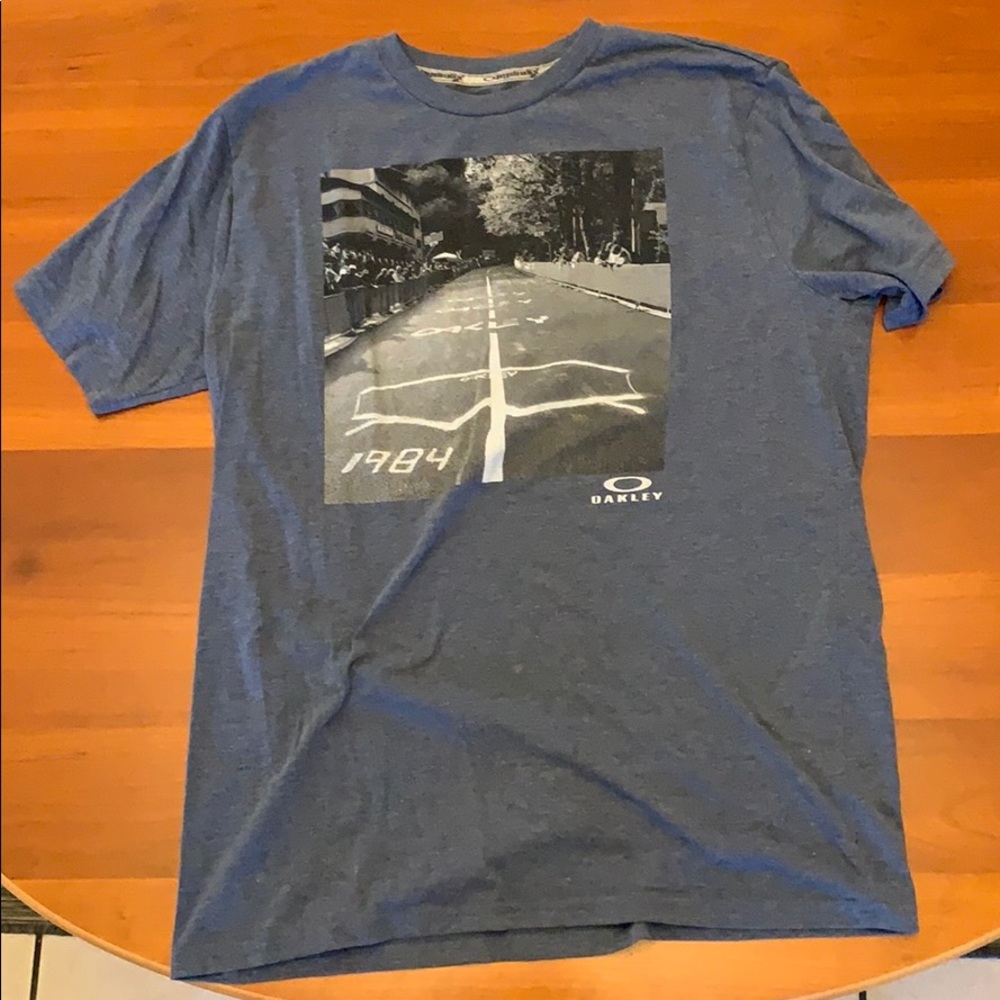 Blue Oakley Graphic T-Shirt